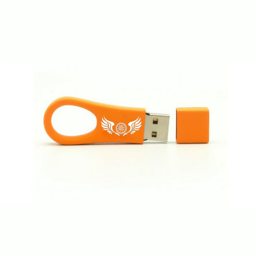 Mini Plastic Keychain USB flash drive