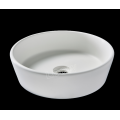 Artificial stone round countertop washbasin for cabinet