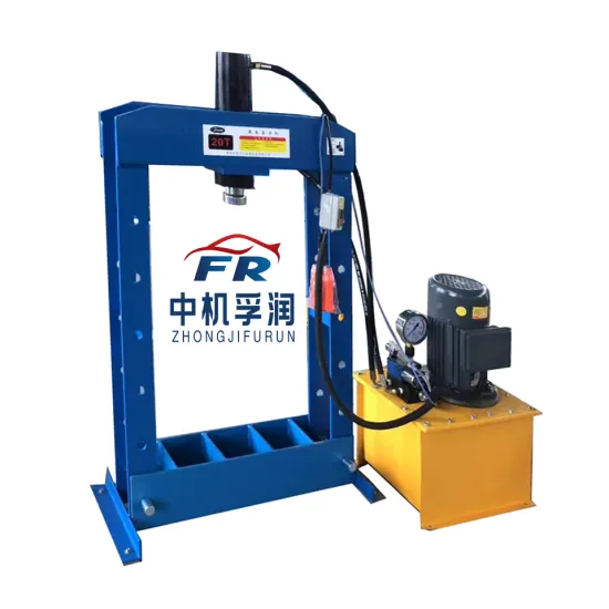 Qingdao Zhongji Furun 20 Ton Manual/Electric Small Gantry Hydraulic Press Machine