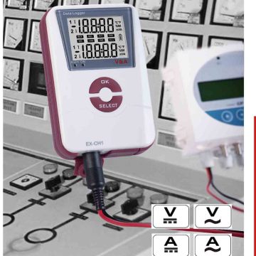 External double way temperature datalogger