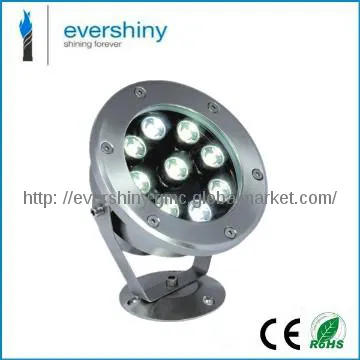 Stainless Steel ip68 9W led underwater pond lighting