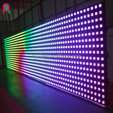 Full color led flash curtain wall screen display for background