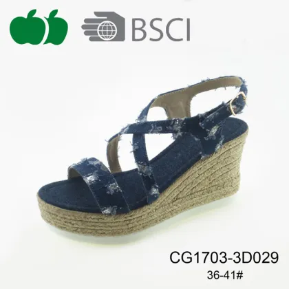 Ladies Summer Fashion Wedge Heel Sandals