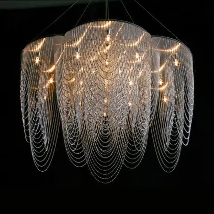 Shakespeare Small Stainless Steel Ball Pendant Lamp