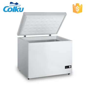 160L 250L DC 12V 24V Solid Door Deep Chest Freezer