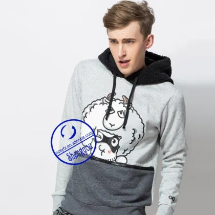 New fashion quality custom cotton hoodies men