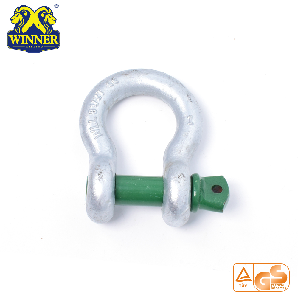 2T Round US Type Galvanized Shackles