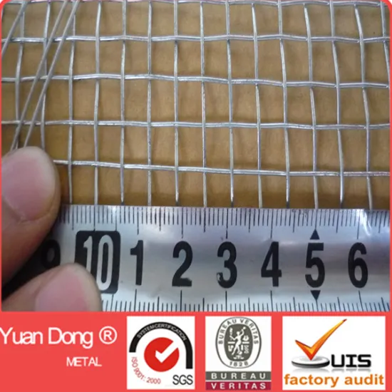 High quality 4 mesh 0.6mm galvanized square mesh