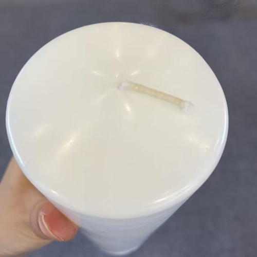 White unscented paraffin stick votive candle in bulk