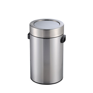 Stainless Steel Waste Bin with Swing lip