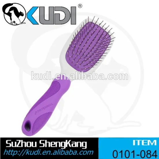 Hot selling grooming product plastic pet slicker comb