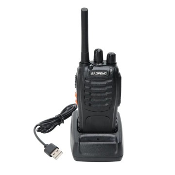Baofeng BF-88E PMR446 Walkie Talkie - USB Charger, 0.5W/2W Power, CE & FCC Certified