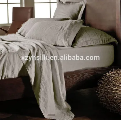 100%Natural Linen Bed Sheet Set