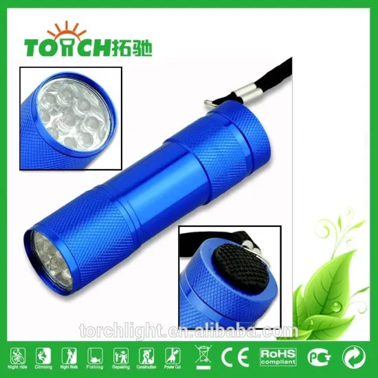 Lanterna Linternas Mini super bright 9 LEDs flashlight Torch Lamp light for 3*AAA battery