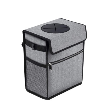 Waterproof Car Trash Can with Lid - Dandelion Car Garbage Bag