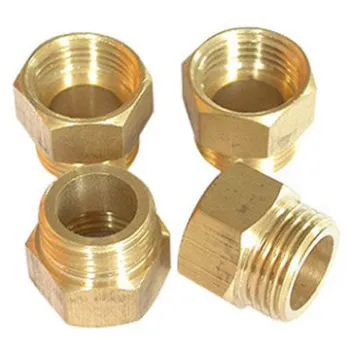 China factory precision machining brass female hex nipple