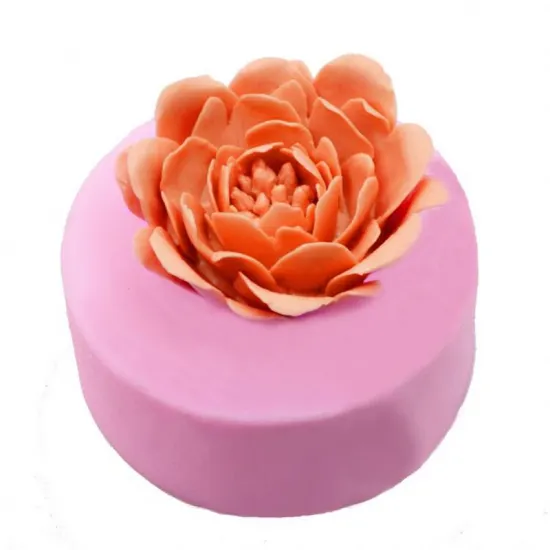 HOT 3D Lotus Fondant Mousse Mold - Silicone Cake Decoration