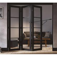 Accordion Aluminum Folding Double Glass Doors