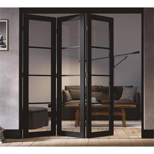 Accordion Aluminum Folding Double Glass Doors