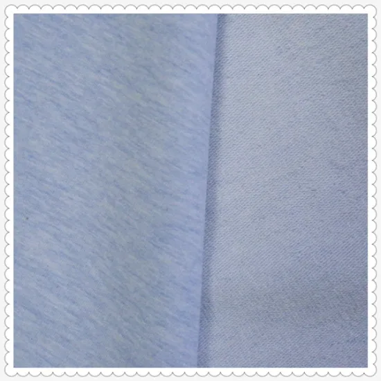 Wholesale cotton spandex blended light blue fabric