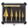 Hot Sale Stepped Drill Bit Set OEM 6pcs HSS Titanium Coated Step Drill Bit Set For Metal