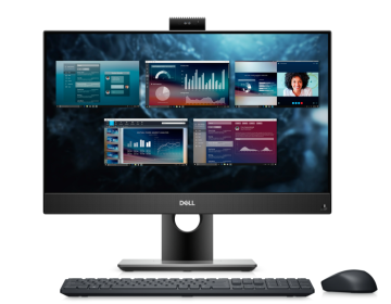 Optiplex 5490 23.8\" All-In-One Desktop with i5-10500T, 8GB RAM, 256GB Storage, and 1080P Integrated Card Running Windows 10