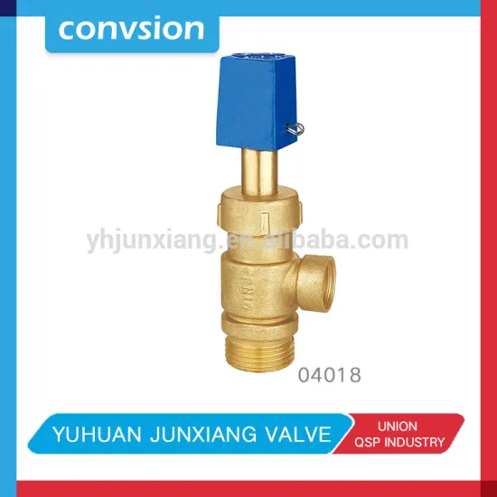 Junxiang 04018 double female PN16 brass stop valve,stop cock valve
