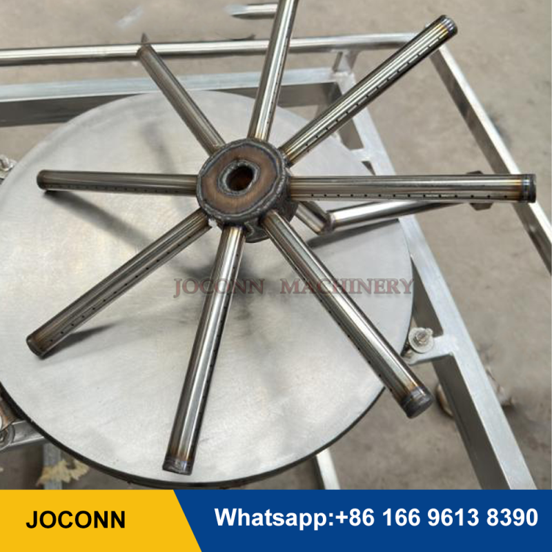 Hand-Push Gas Heating Roti and Tortilla Making Machine (40cm)
