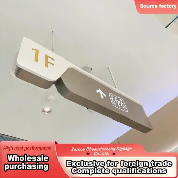 Double Sided Illuminated Mall Directional Guide Signs