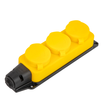 French Standard Rubber Socket IP44 Power Socket Weatherproof Power Socket Poland