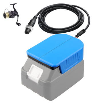 Fishing Reel Battery Adapter for Makita 18V Battery - Compatible with Daiwa Leobritz 500 and Shimano PLEMIO 3000 Series