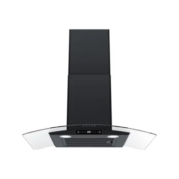 Wall-Mounted Stainless Steel Tempered Glass Range Hood