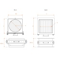 ZMC -S Magnetic fácil de filtro limpio -Seling