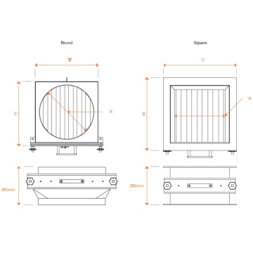 ZMC -S magnetisk let rent filter -single