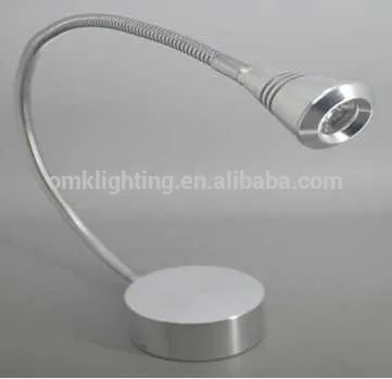 Long goose flexible led bedside wall light, work light ,with ES driver inside