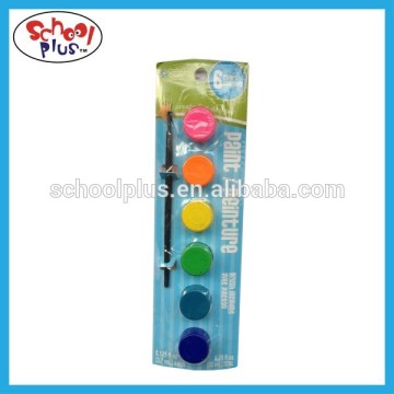 6 colors water color paint for drawing