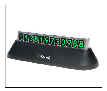 White Stop Sign with Hidden Telephone Number Plate for Temporary Car Parking: Your Solution for Convenient and Secure Parking
