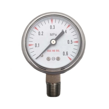 SKA-Y50 0.6 MPa No Oil Pressure Gauge