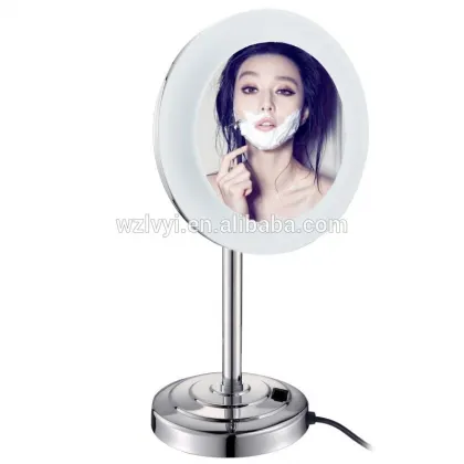 HangZhou modern sophisticate ladies' cosmetic led desk mirror