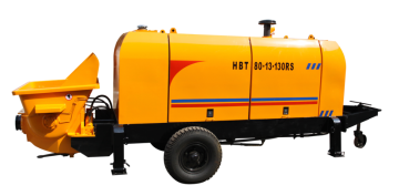 electric motor/diesel engine hydraulic trailer concrete pump