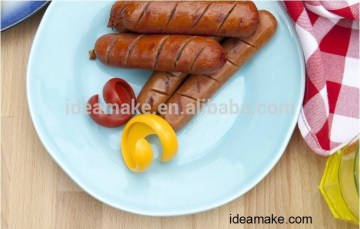Spiral Hot Dog Slicer 2pcs set Food Safety Approval 2015 new product