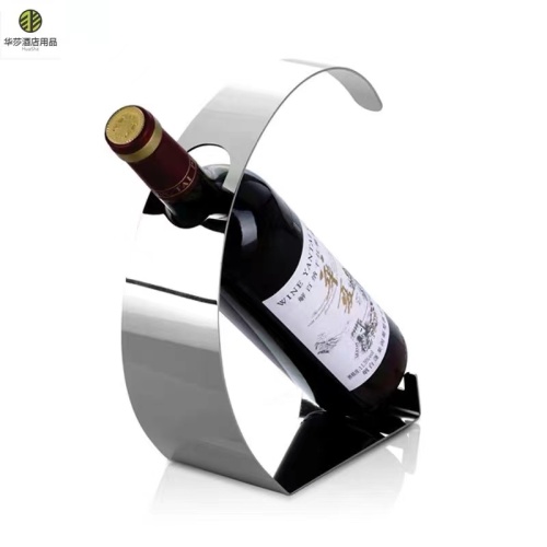 Creative stainless steel wine rack