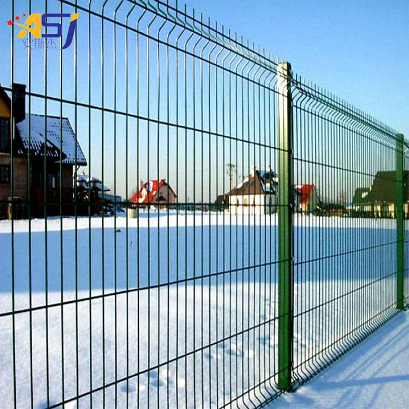 triangle bending fences galvanized and pvc coated fence