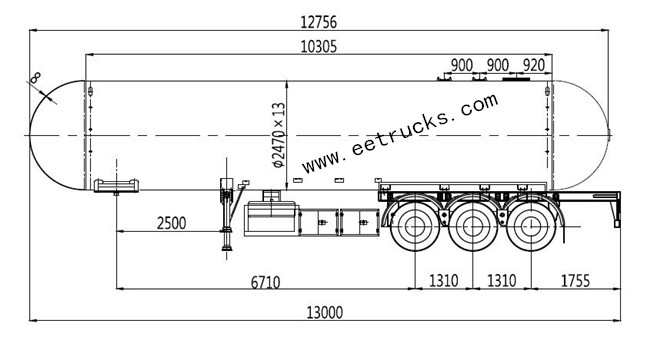 LPG Trailer Transport Tanks