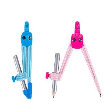 Deli E8621 School Compass with Pencil - Student Drawing Tool