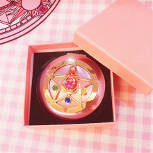 Sailor Moon Cosmetic Mirror Tsukino Usagi Cosplay Costumes Props Zecter Cartoon Cute Girl make Up Mirror Fancy Gift