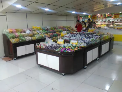APEX supermarket bulk foods/snack food display cabinet storage case/goods shelf