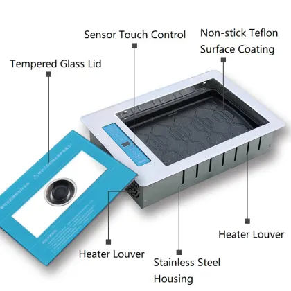 AOPA Korean BBQ Roaster Stove Grill Table Barbecue