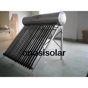 Pressure hot water evacuated tube passive solar water system