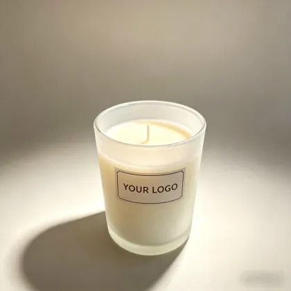 Glass Votive Candles Natural Paraffin/Soy Wax Candle
